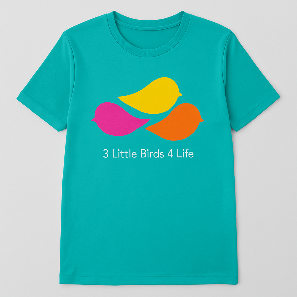 Short Sleeve T-Shirt - 3 Birds Logo