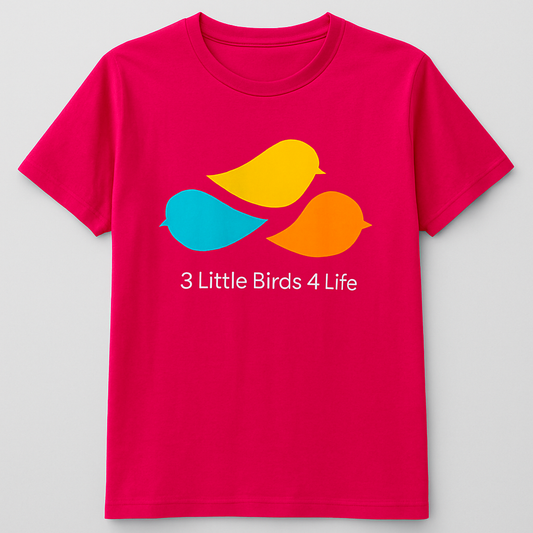 Short Sleeve T-Shirt - 3 Birds Logo